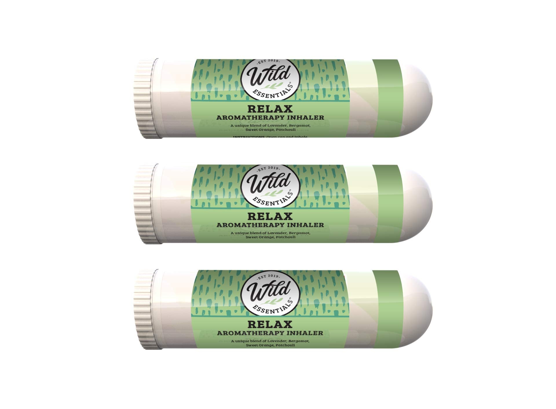 mEssentials Relax inhaler compact design helps unwind at work or school.