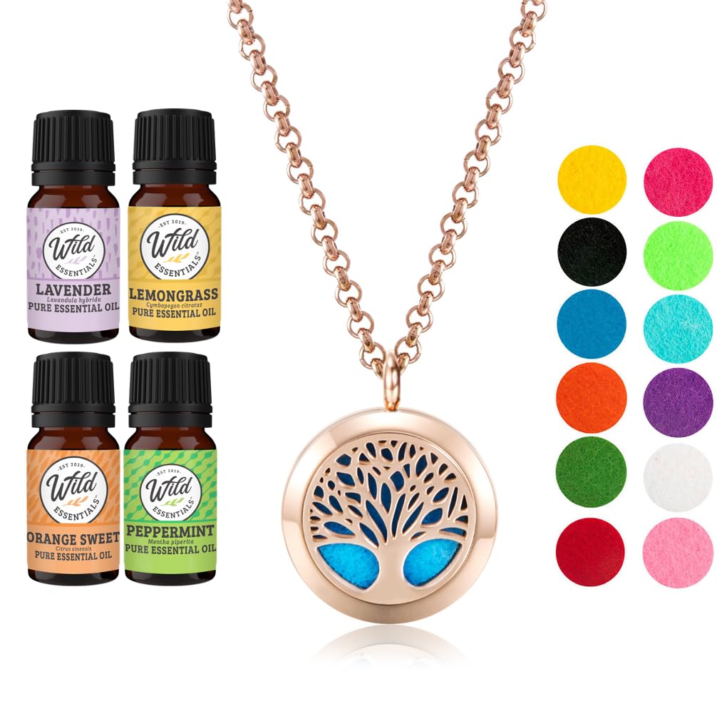 mEssentials wearable aromatherapy necklace suited for daily routines.