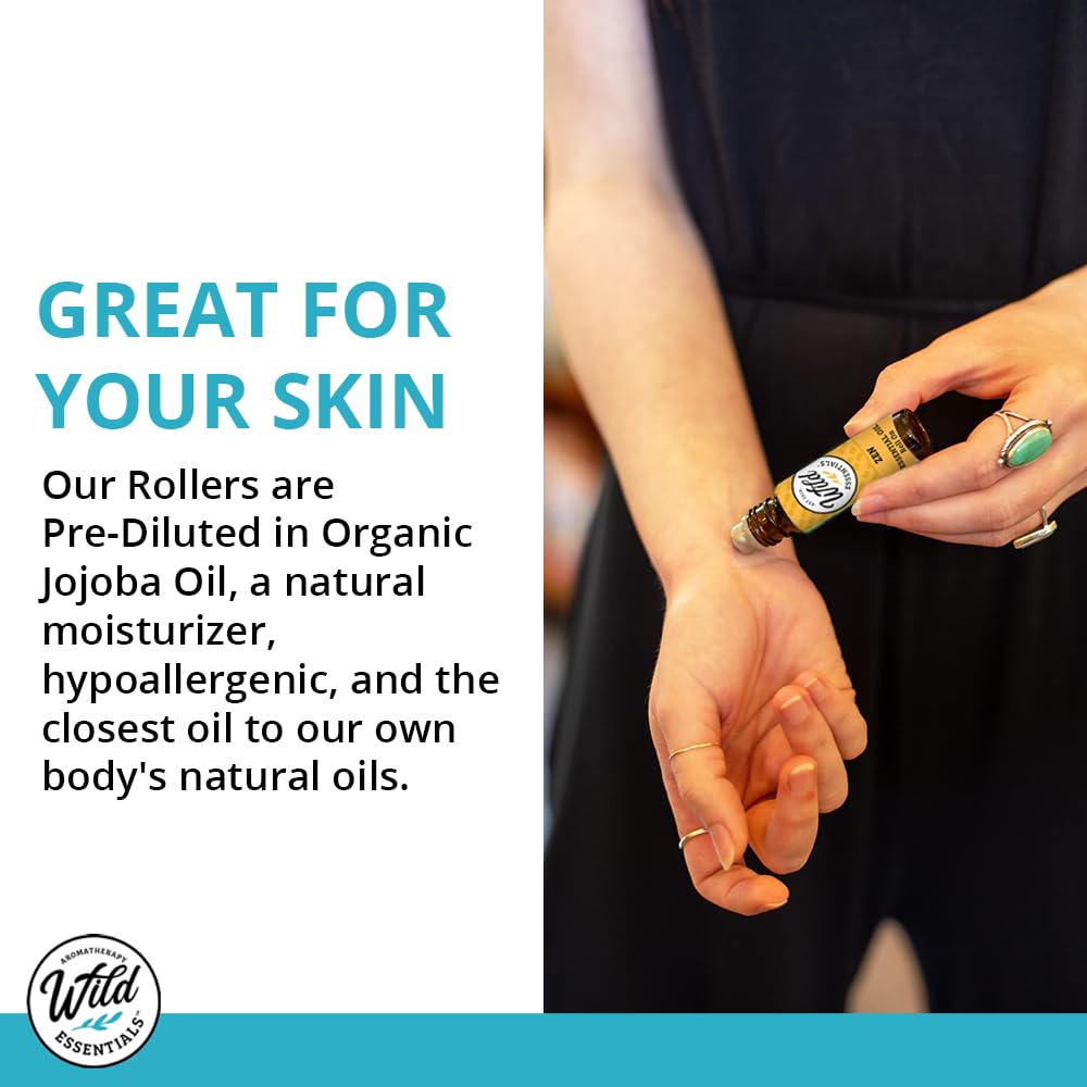 mEssentials Wild Essentials Muscle Roll-On amber glass packaging protects oils