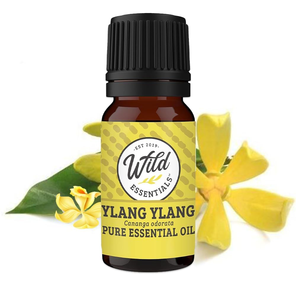 mEssentials Ylang Ylang oil 10ml bottle for calming diffusions.