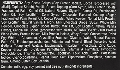 Texture and flavor of MET-Rx Big 100 Colossal cookie crunch bite.
