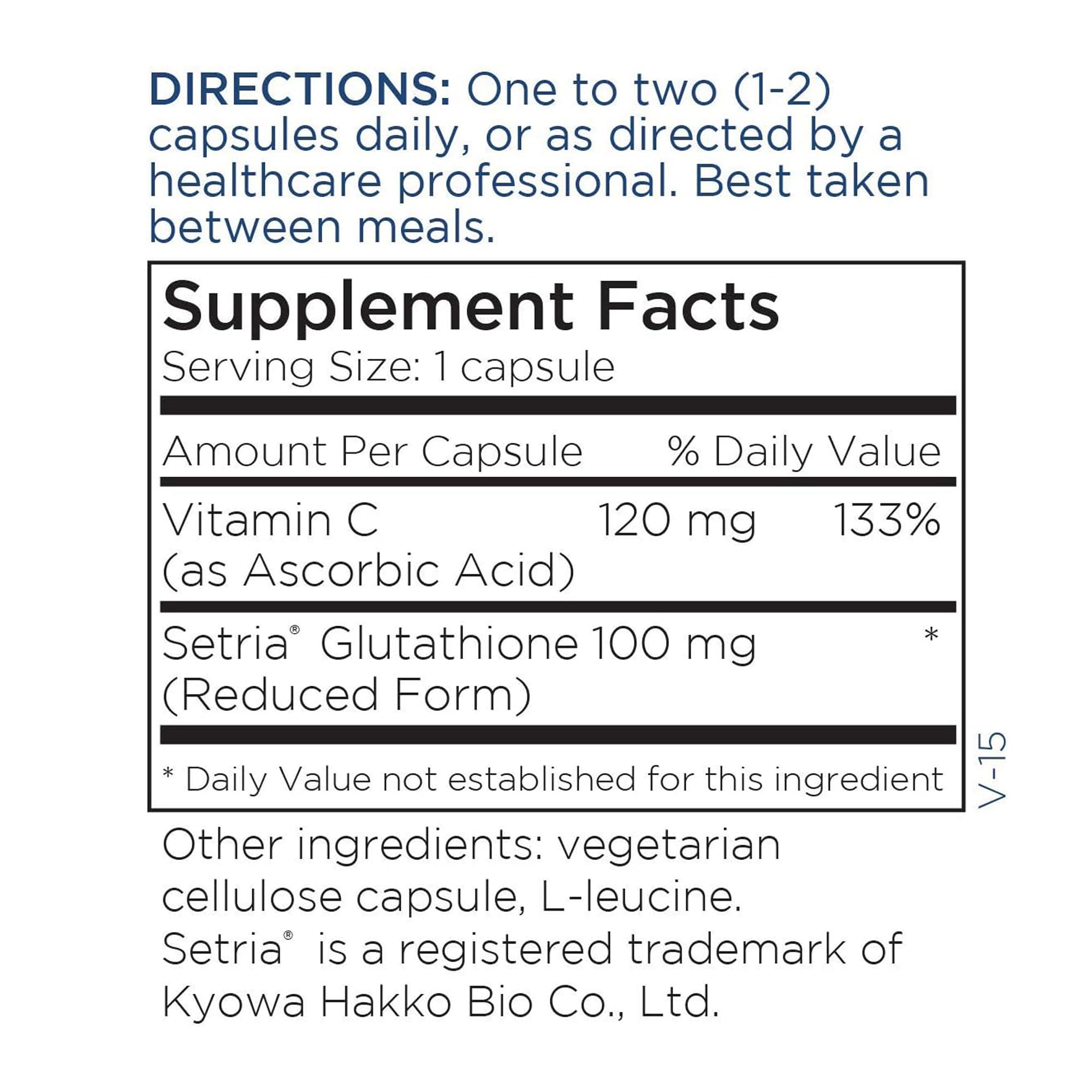 Amber glass bottle preserving potency for high-quality antioxidant support.
