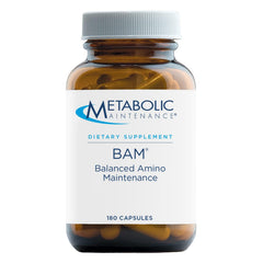 Metabolic Maintenance B.A.M. bottle with 180 capsules suggesting energy support.