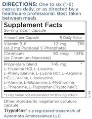 Close-up of Metabolic Maintenance B.A.M. capsules showcasing the amino acid blend for endurance.