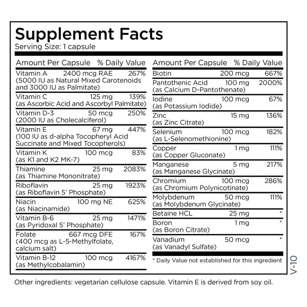 Metabolic Maintenance The Big One Plus bottle on a table for everyday use