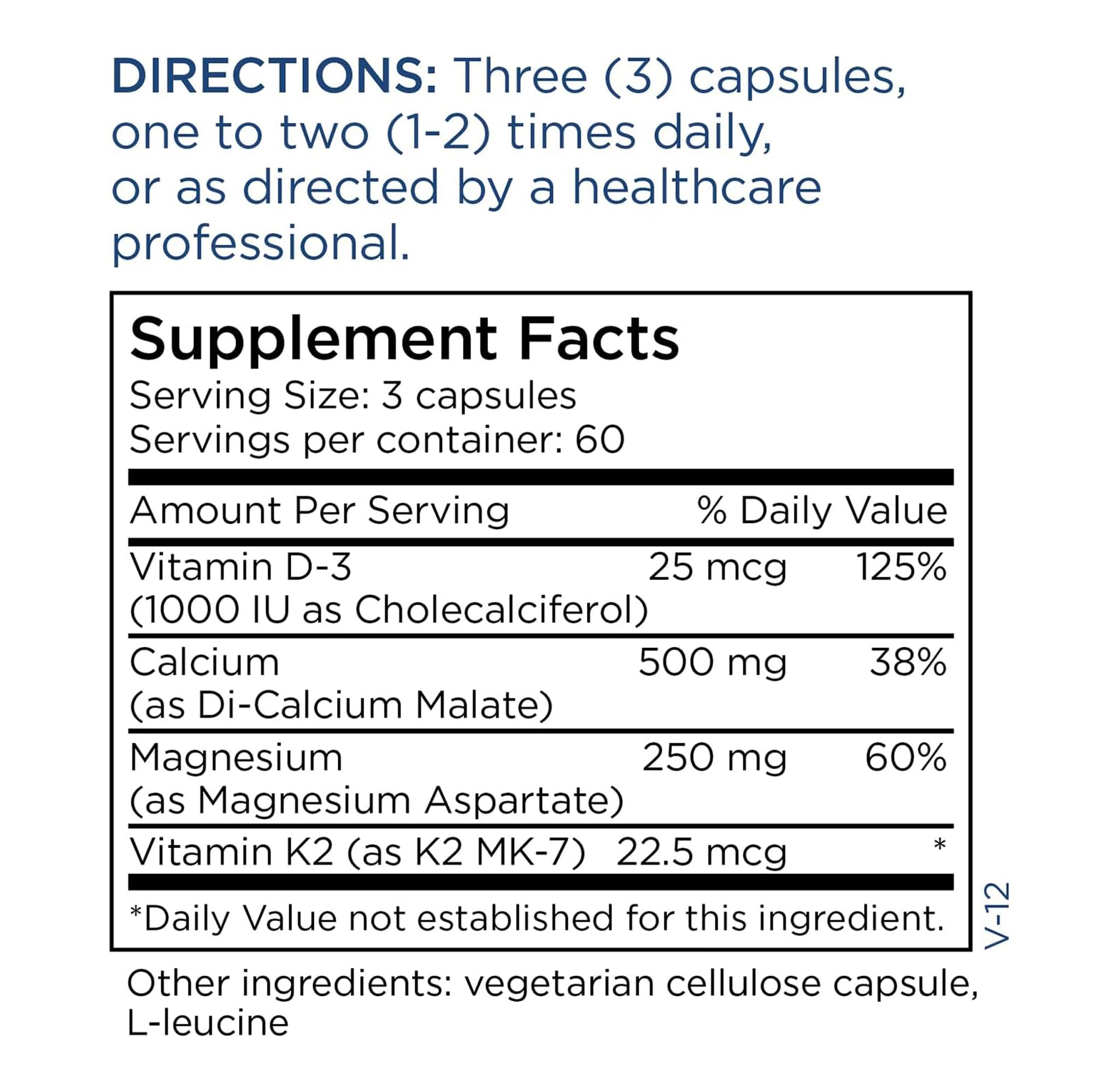 Front packaging of Metabolic Maintenance Cal/Mag Plus product.
