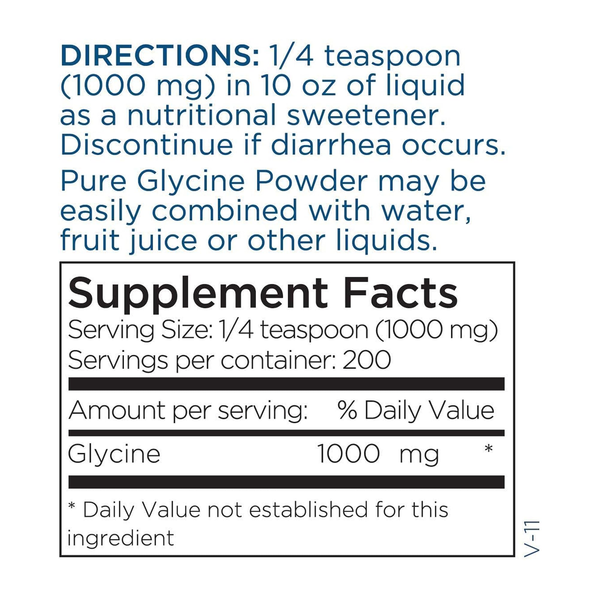 Metabolic Maintenance Glycine Powder dissolving smoothly in a shake, versatile beverage option.
