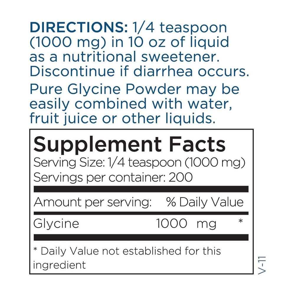 Metabolic Maintenance Glycine Powder dissolving smoothly in a shake, versatile beverage option.