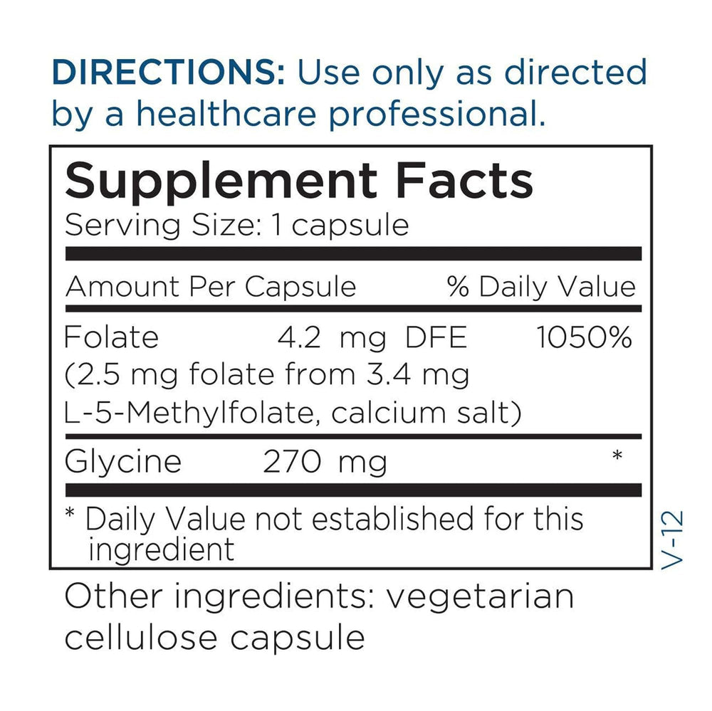 Metabolic Maintenance L-Methylfolate calm-focus scene for daily routine.