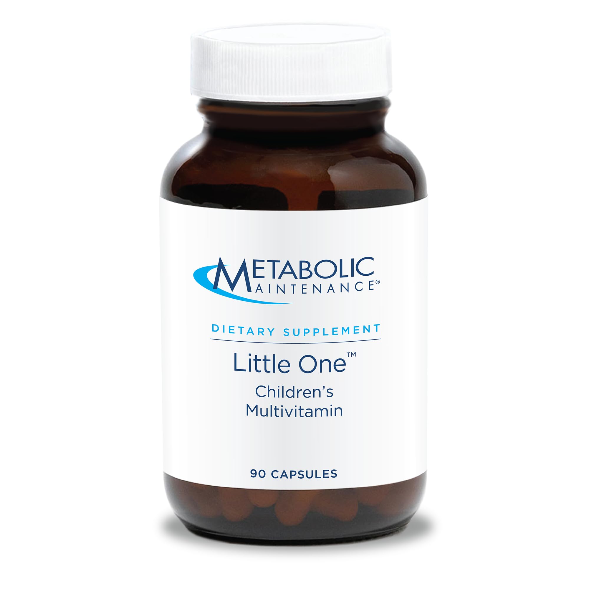 Metabolic Maintenance Little One bottle-front showing kid-friendly daily multivitamin for growing kids.