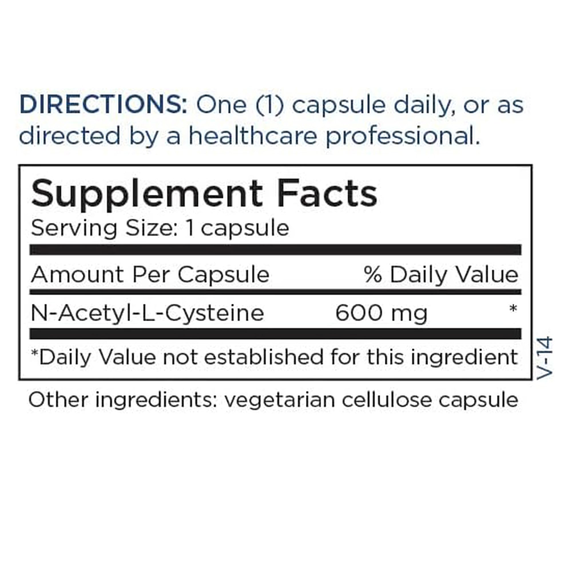 Metabolic Maintenance NAC 600 mg capsules emphasize immune support and daily wellness.