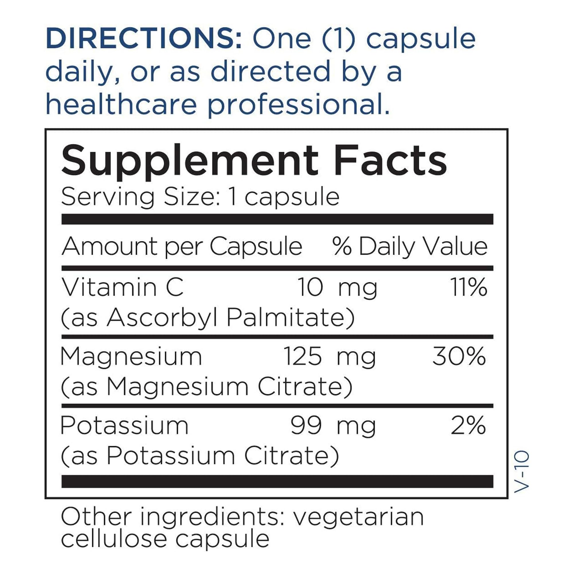 Metabolic Maintenance label close-up emphasizing bioavailability and electrolyte blend