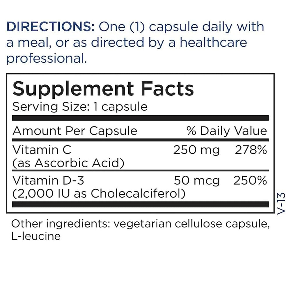 Metabolic Maintenance Vitamin D-3 2000 IU amber glass bottle preserves freshness.