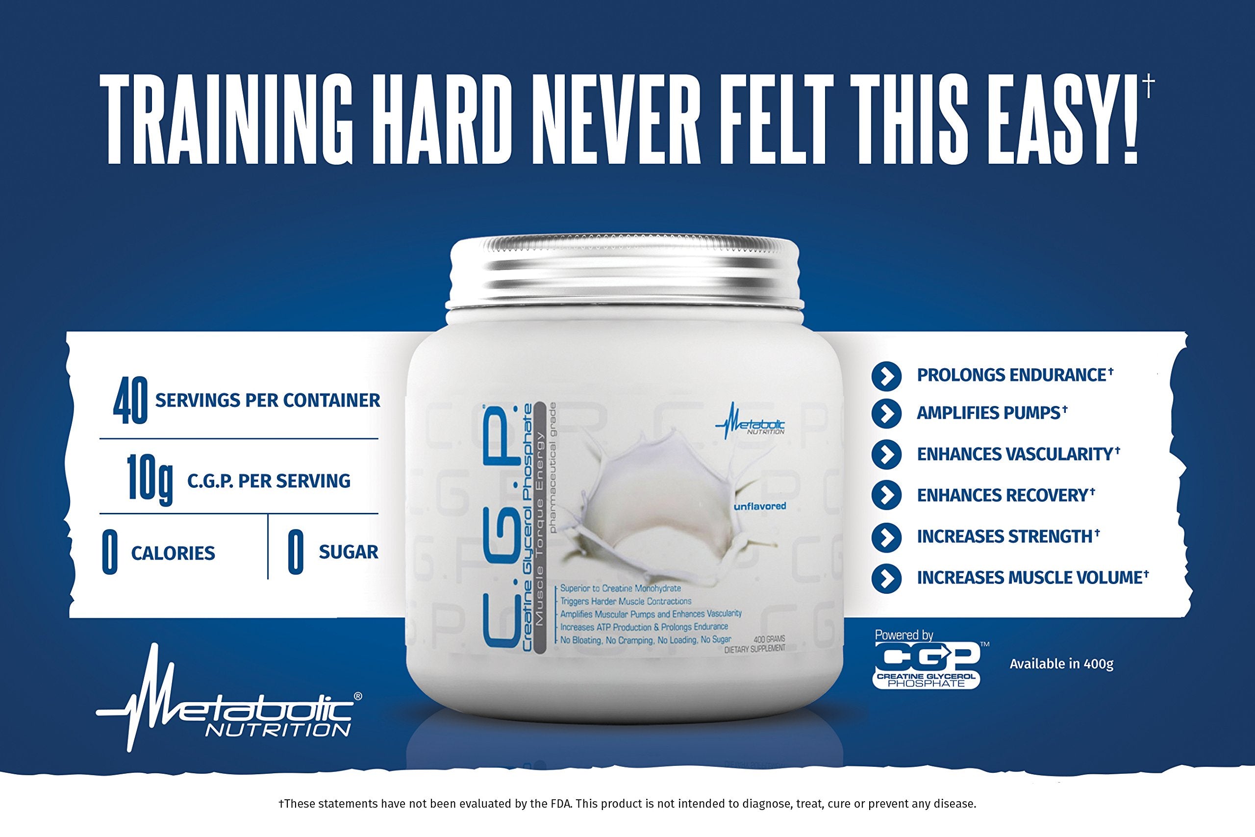 CGP powder blue scoop with glass demonstrating easy mix for workouts.
