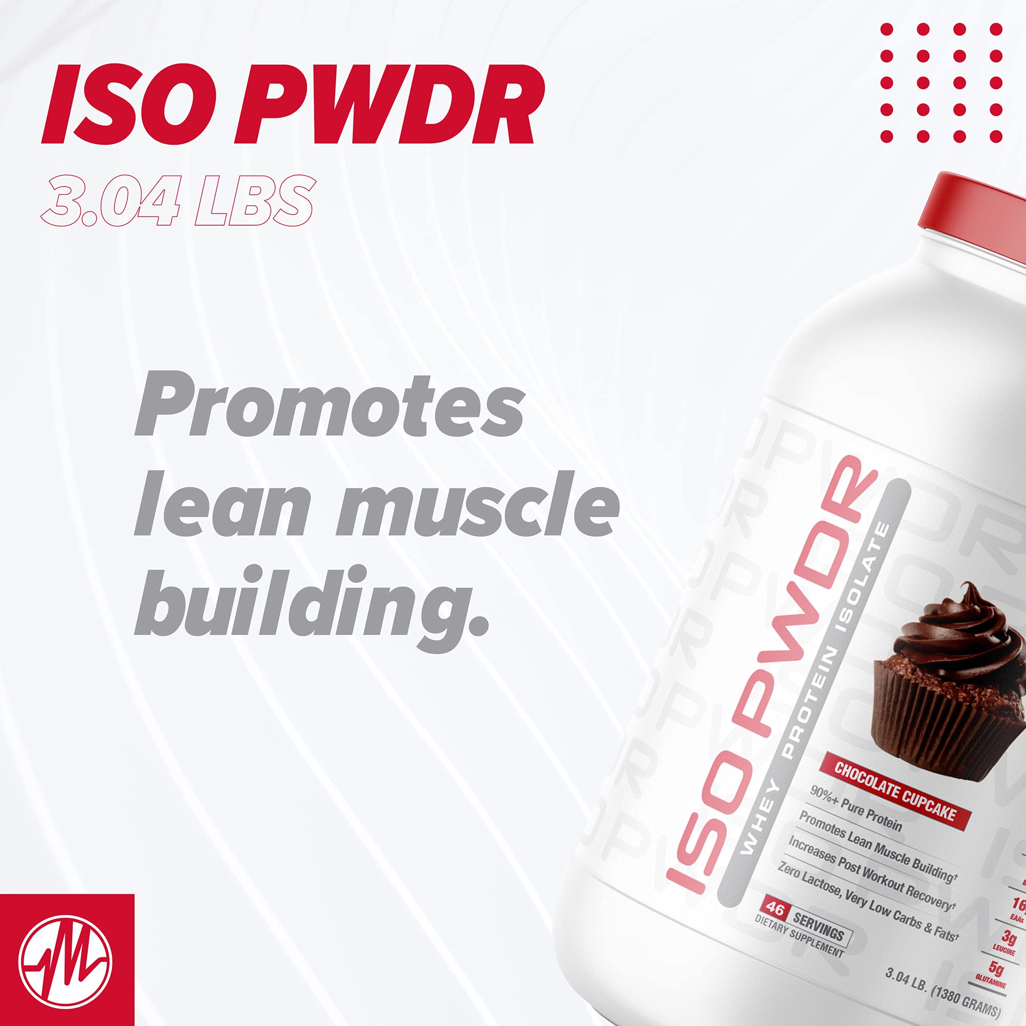 Metabolic Nutrition ISO PWDR Peanut Butter Cookie serving cup highlights 26g protein per serving.