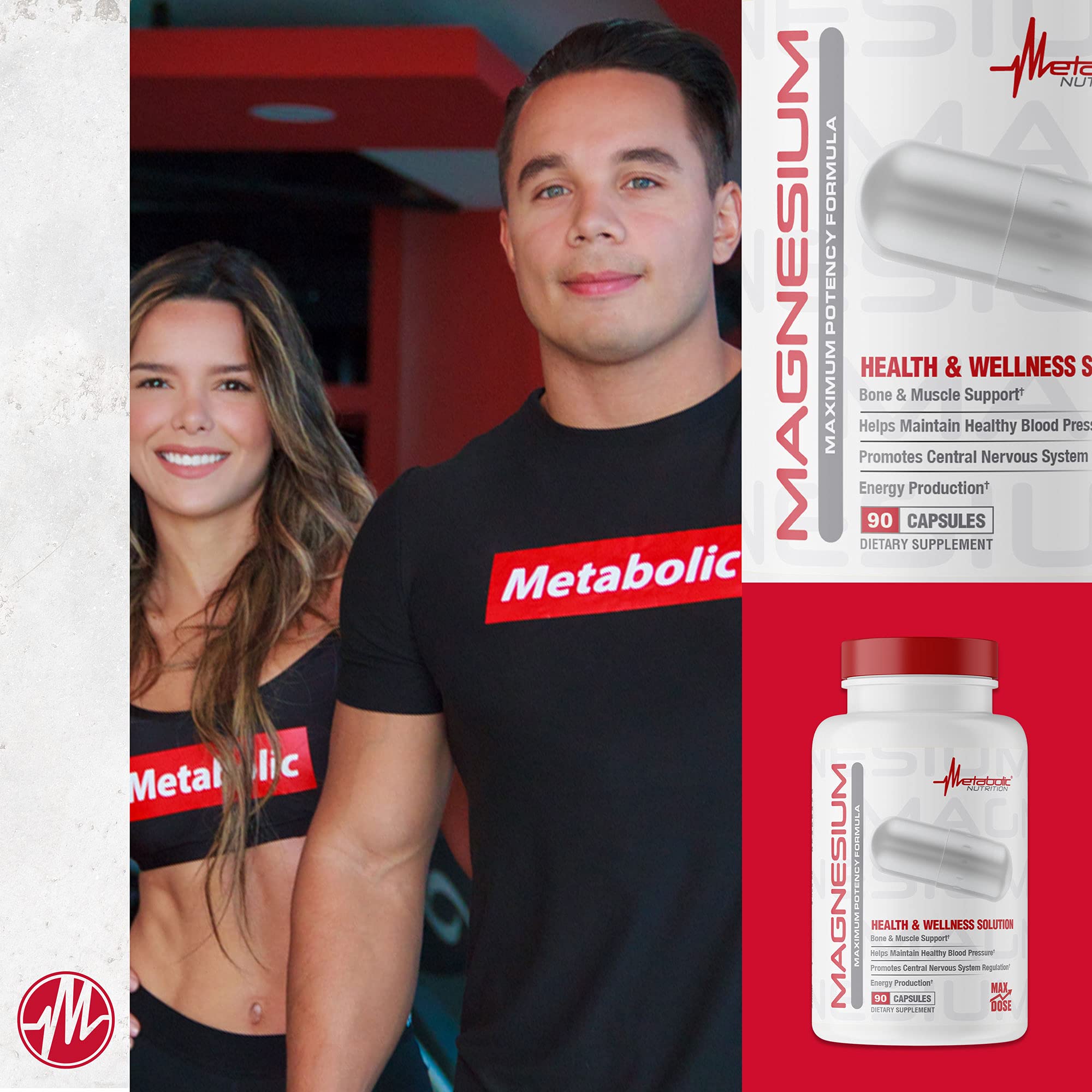 Metabolic Nutrition 90-capsule bottle for long-lasting, regular use