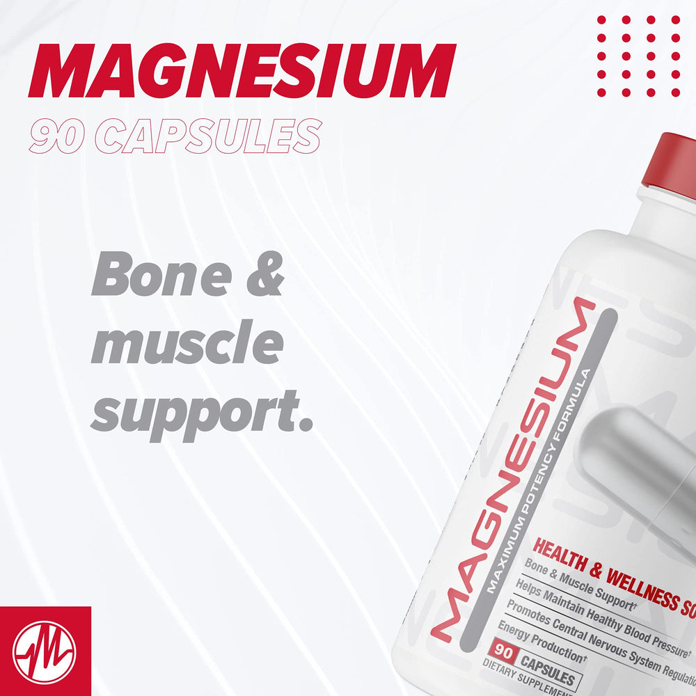 Metabolic Nutrition Magnesium capsules aiding calm daily energy and muscle function
