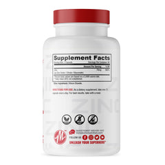 Metabolic Nutrition zinc 75mg capsules close-up highlights energy support for workouts.