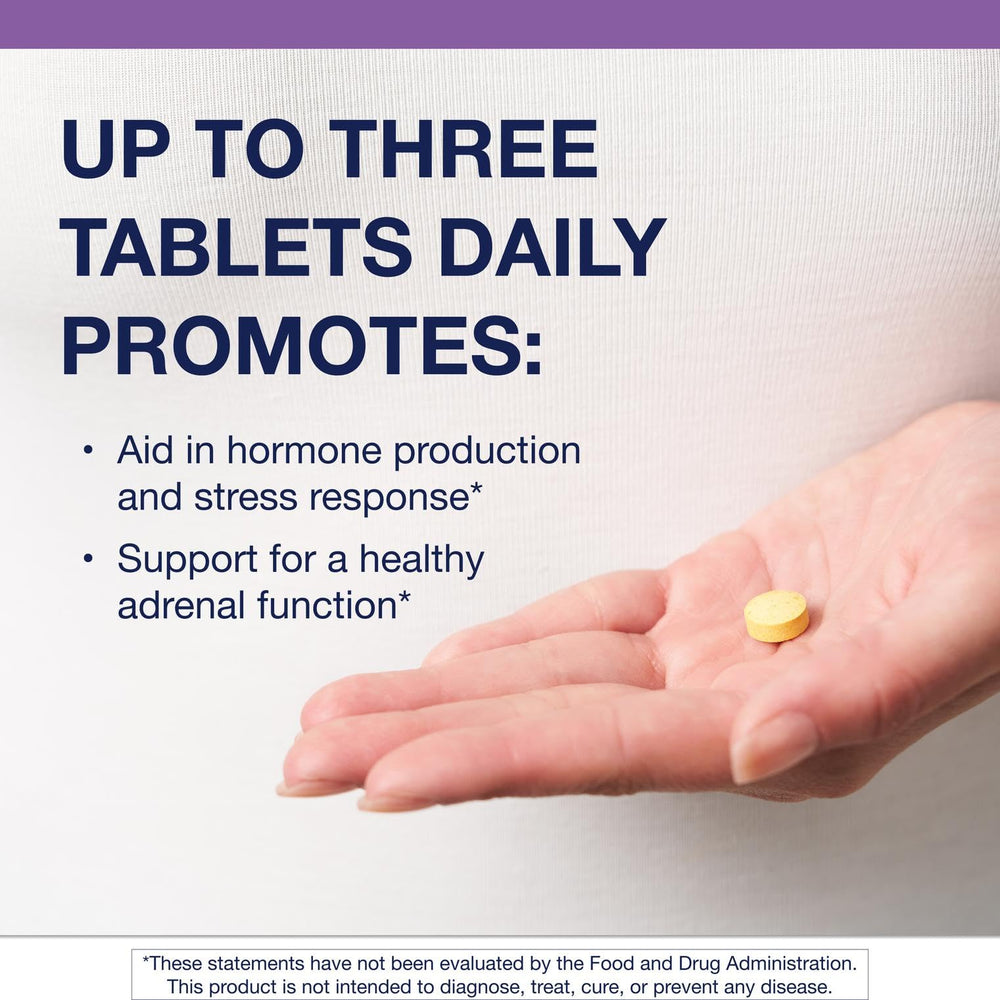 Metagenics Adrenogen capsules side view suggests easy daily wellness support.