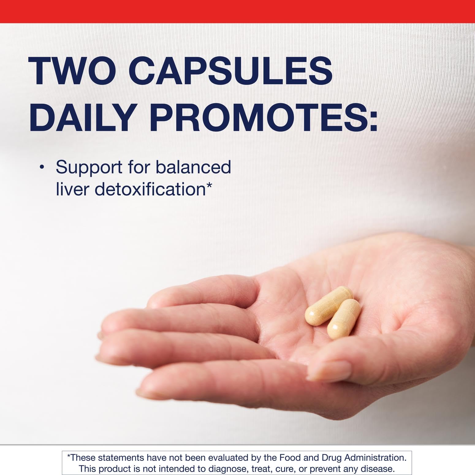 Front label of Metagenics AdvaClear highlighting B vitamins and zinc.