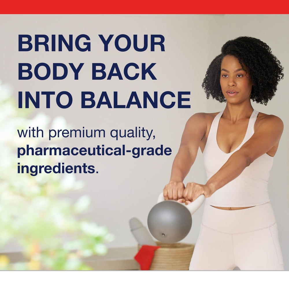 Gluten-free vegan symbol beside AdvaClear packaging.