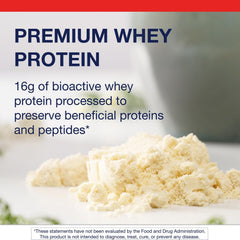 Metagenics BioPure Protein amino acids list highlights L-histidine and serine support.
