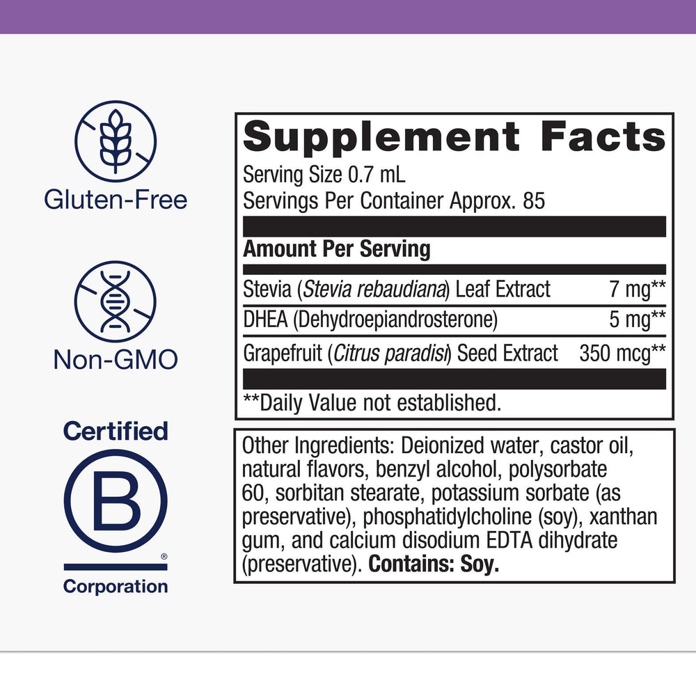 Close-up of BioSom spray nozzle showing easy, precise dosing for daily wellness.