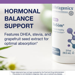 BioSom includes stevia for subtle sweetness and pleasant taste.