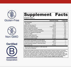 Metagenics Bone Builder Active bottle label showing core minerals