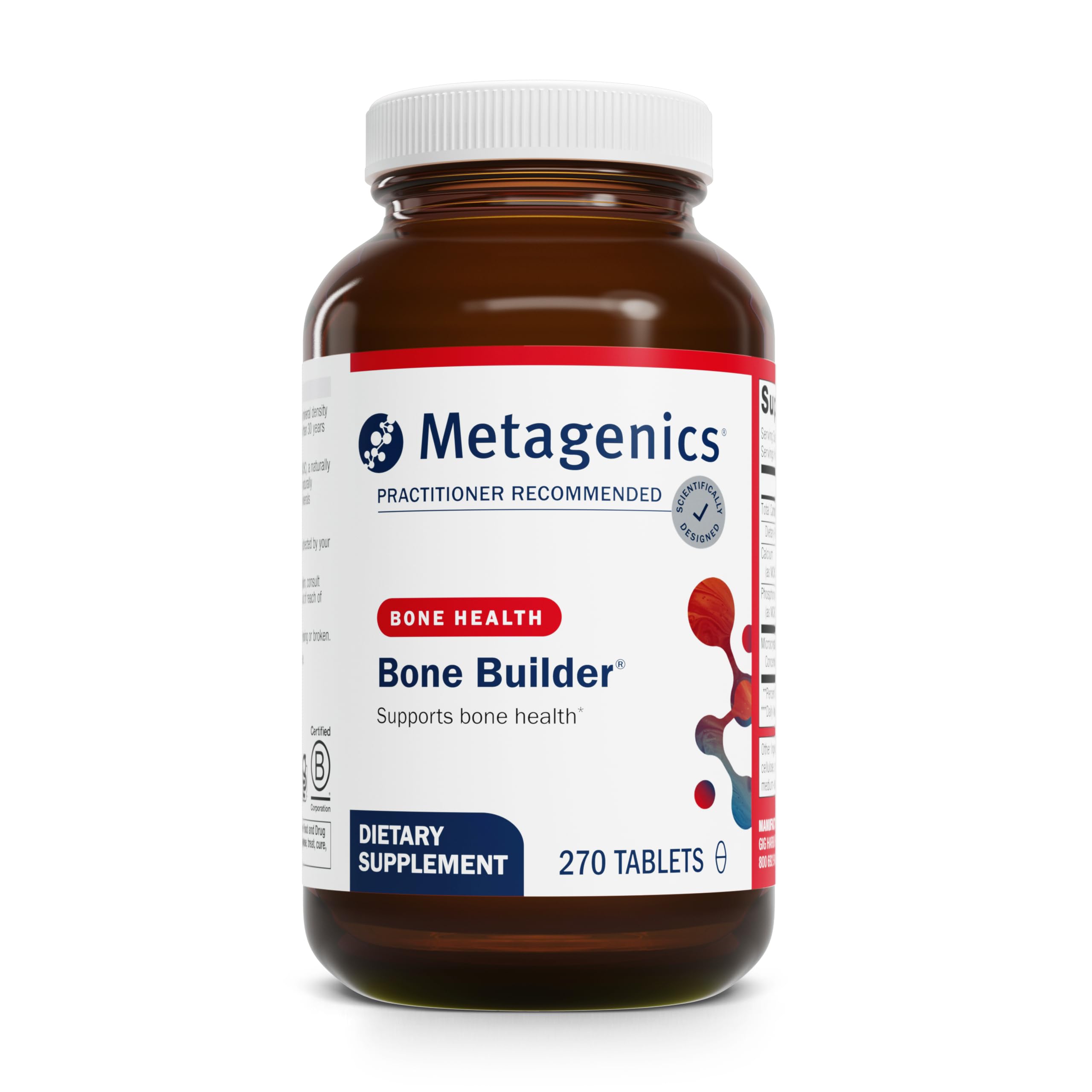Metagenics Bone Builder Classic - Enhanced Bone Support with Calcium ...