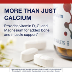 Label detail on Metagenics Bone Builder emphasizing non-GMO and gluten-free quality.