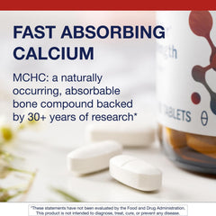 Metagenics Bone Builder minerals include magnesium and trace elements for muscle and nerve function.