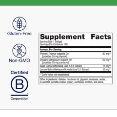 Candibactin-AR capsules close-up highlights enteric coating for gentle intestinal release.