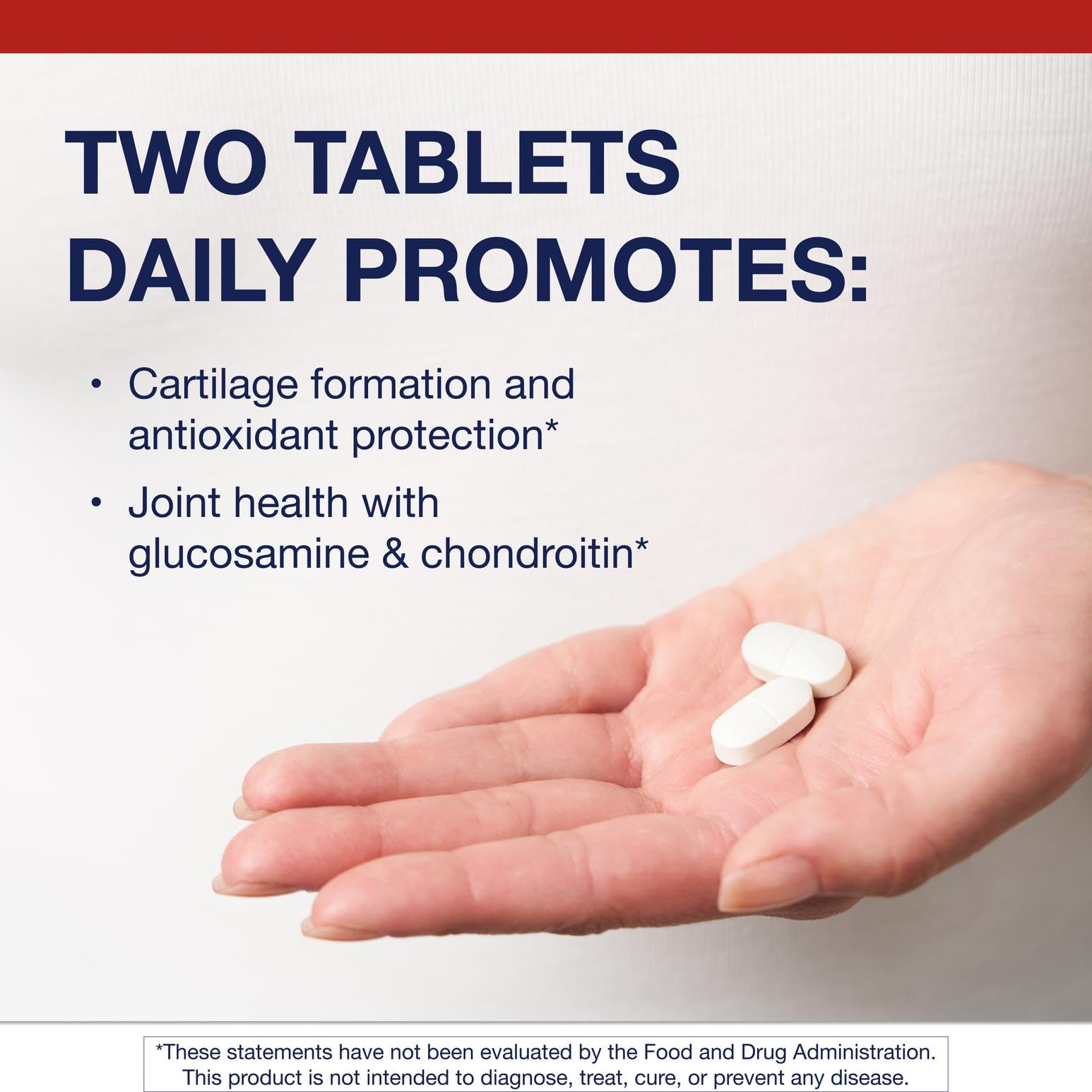 Metagenics ChondroCare tablets close-up for daily cartilage support