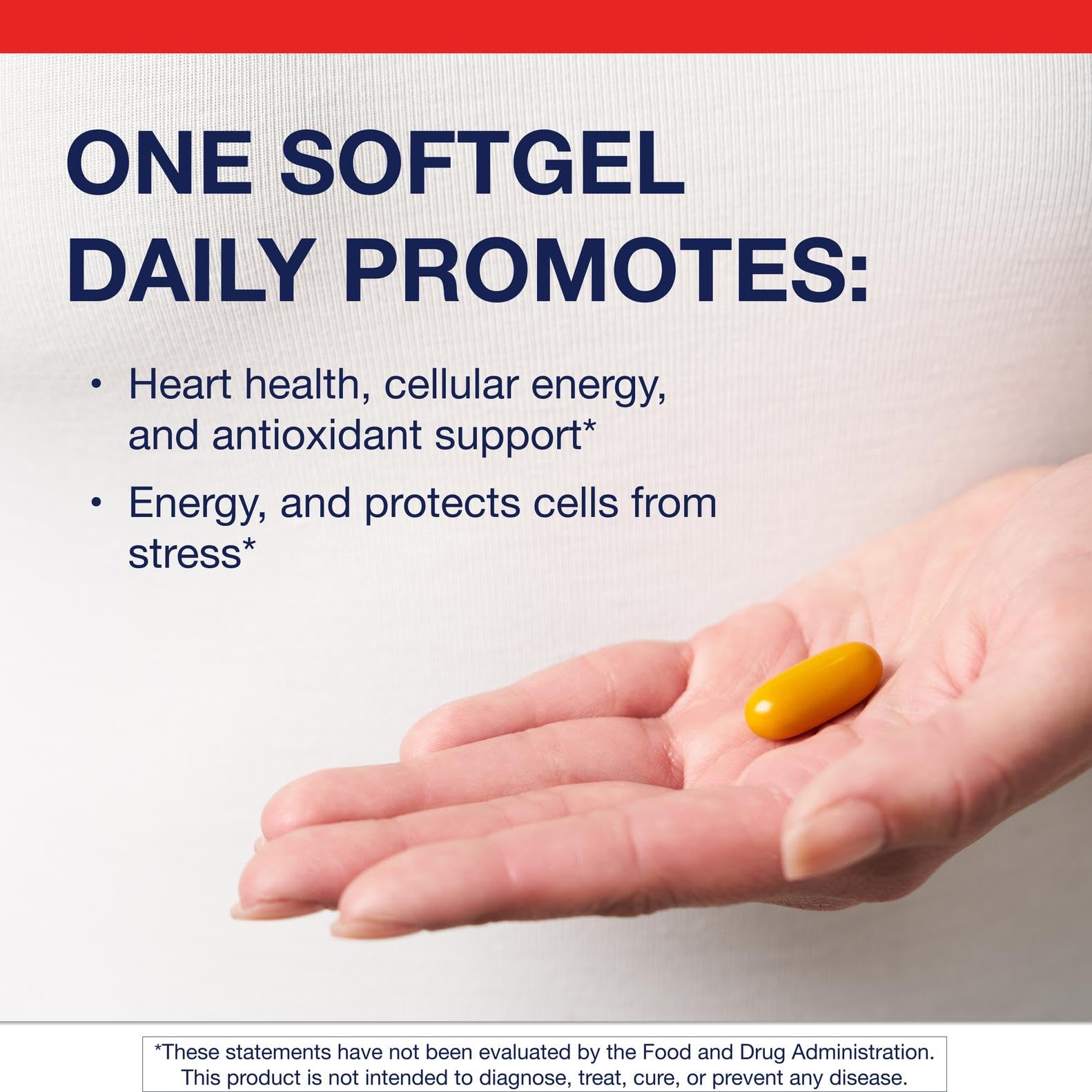 Metagenics CoQ10 ST-200 label view emphasizing non-GMO and gluten-free quality.
