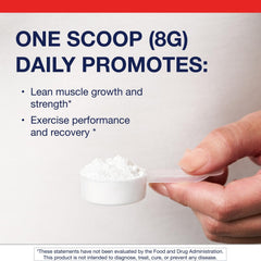 Metagenics Creatine UP powder close-up with unflavored formula.