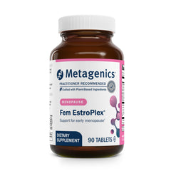 Metagenics Fem EstroPlex bottle front view for early menopause support
