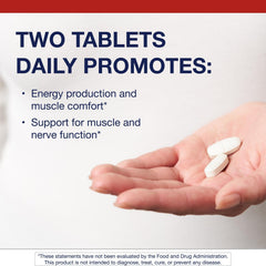 Pouring Metagenics Fibroplex tablets for easy daily dosing