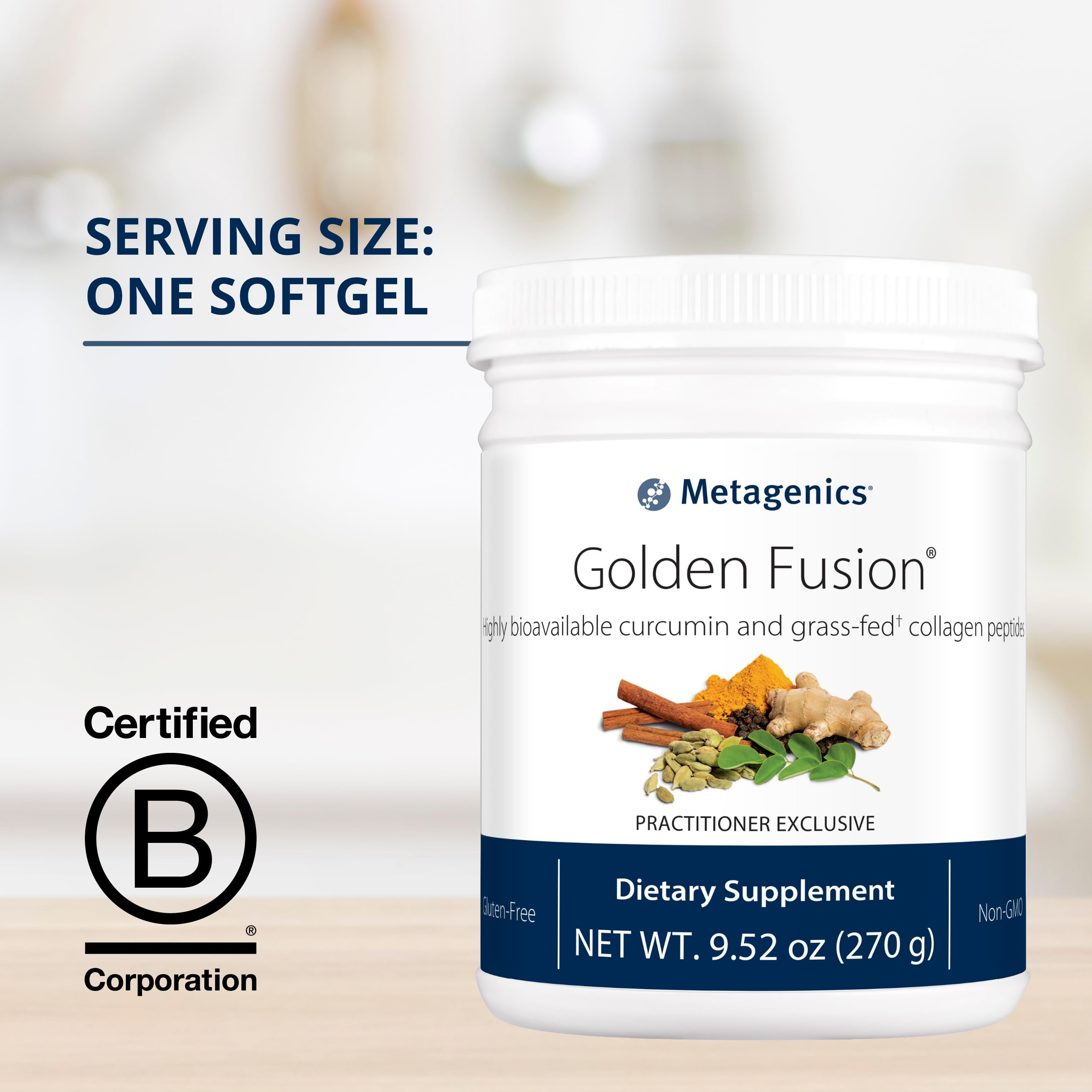 Hot-milk mix in a mug featuring Golden Fusion.
