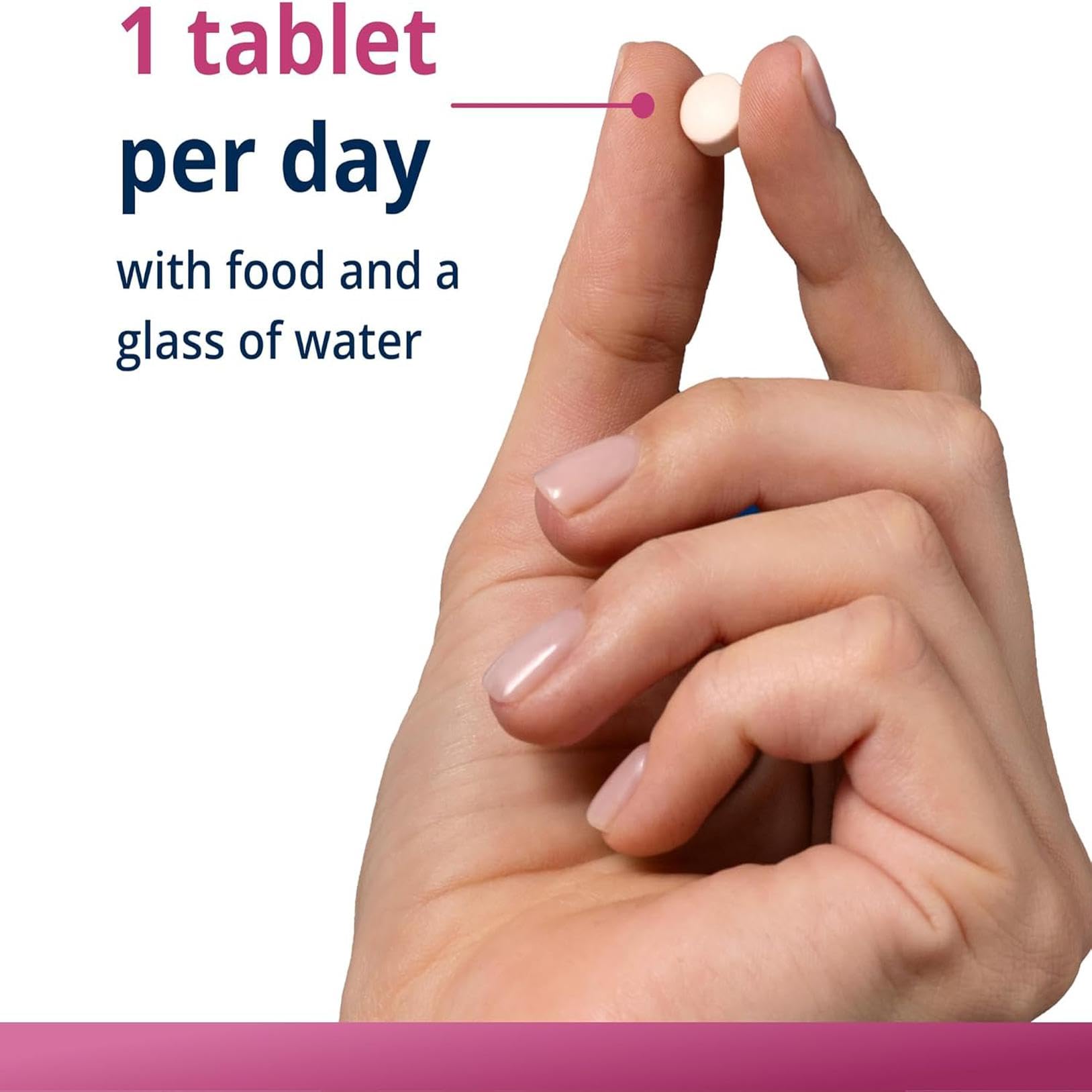 Metagenics HerWellness Estrovera dosage instructions for a simple routine.