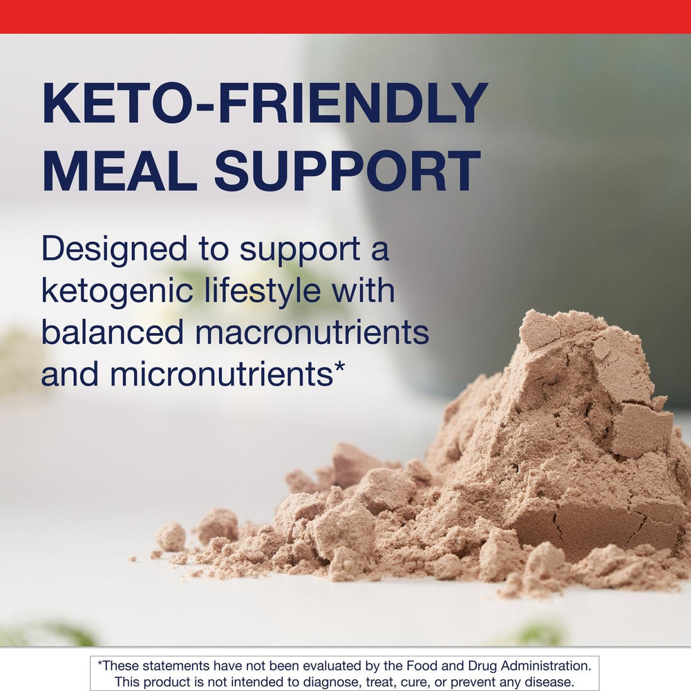 Measuring scoop with Metagenics Ketogenic Shake for easy serving