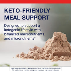 Measuring scoop with Metagenics Ketogenic Shake for easy serving