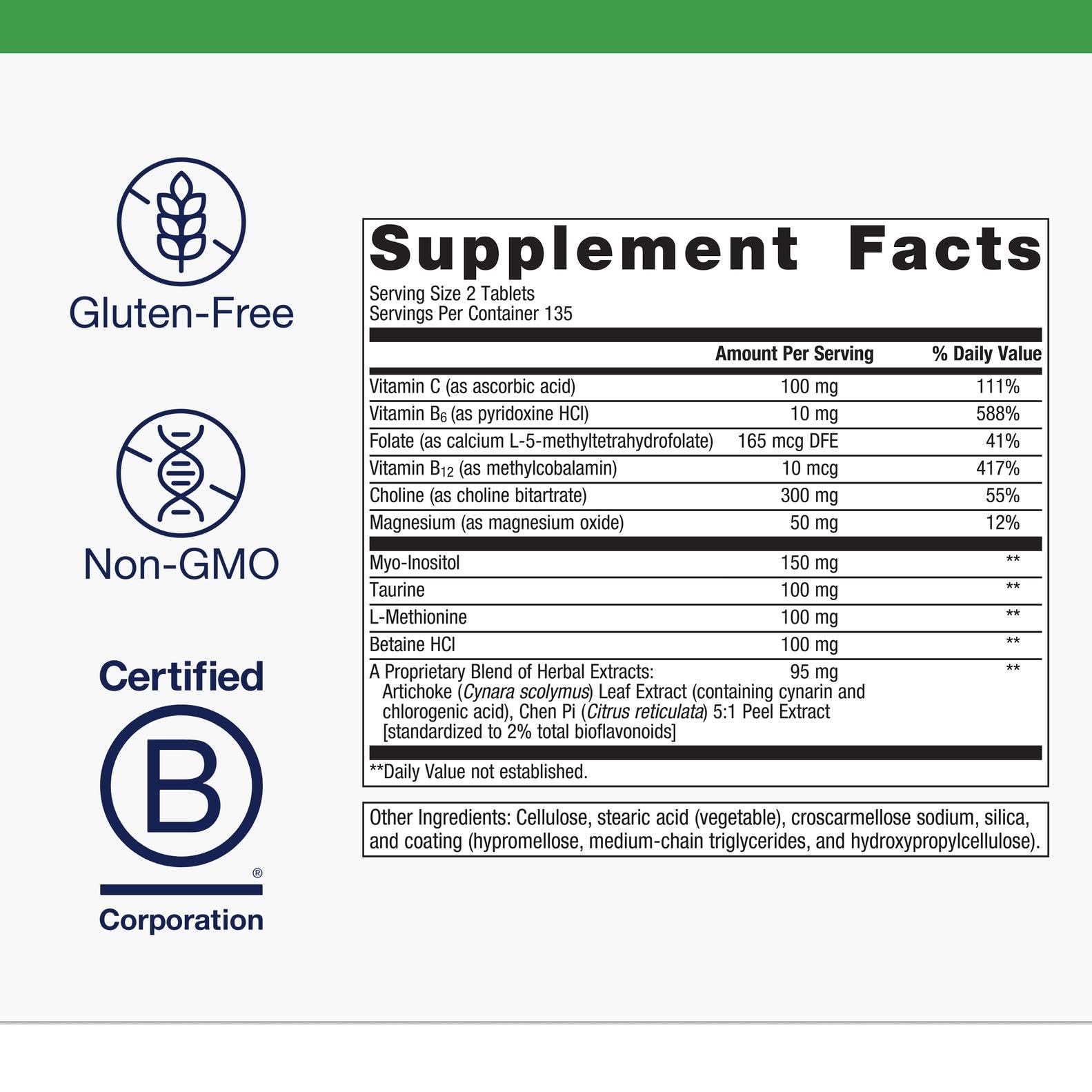 Metagenics Lipo-Gen tablets closeup showcases a vitamin-rich blend for daily use.