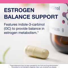 Metagenics Meta Indole-3-Carbinol capsules pouring into hand