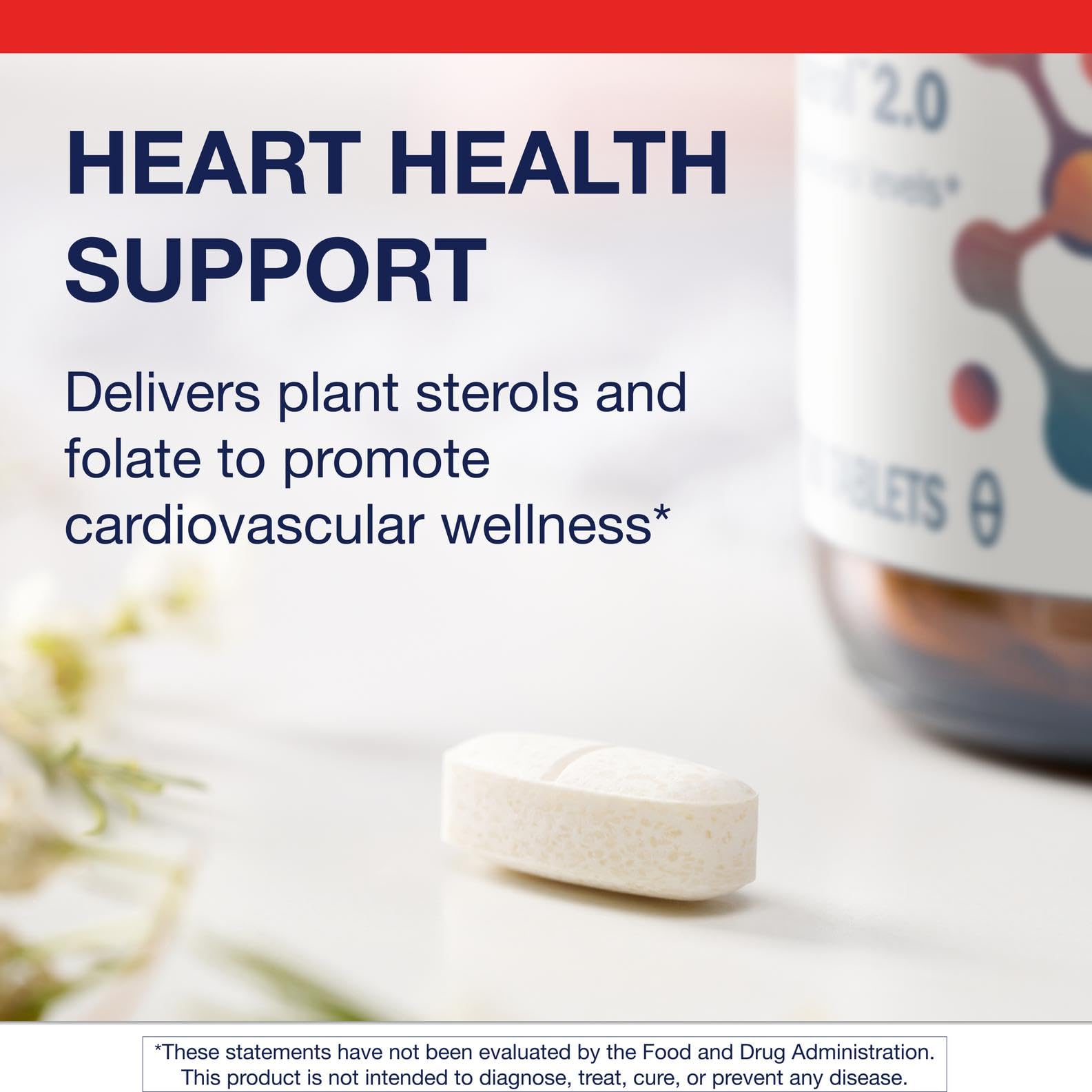 Label on Meta-Sitosterol 2.0 packaging highlighting vegetarian and gluten-free claims.