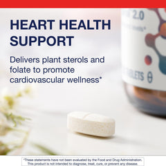 Label on Meta-Sitosterol 2.0 packaging highlighting vegetarian and gluten-free claims.