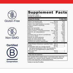 MetaGlycemX green tea extract bottle showcasing EGCG content for metabolism support.