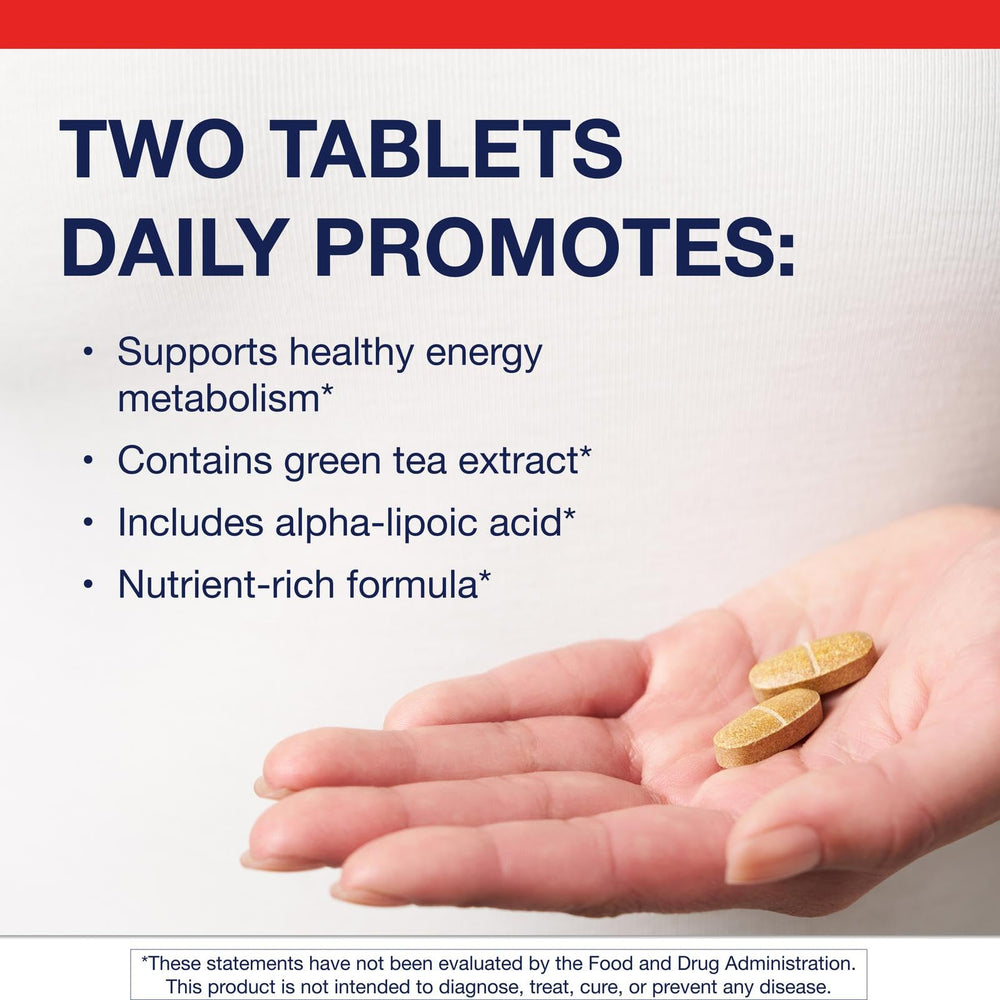Metagenics MetaGlycemX tablets close-up for daily metabolic support.