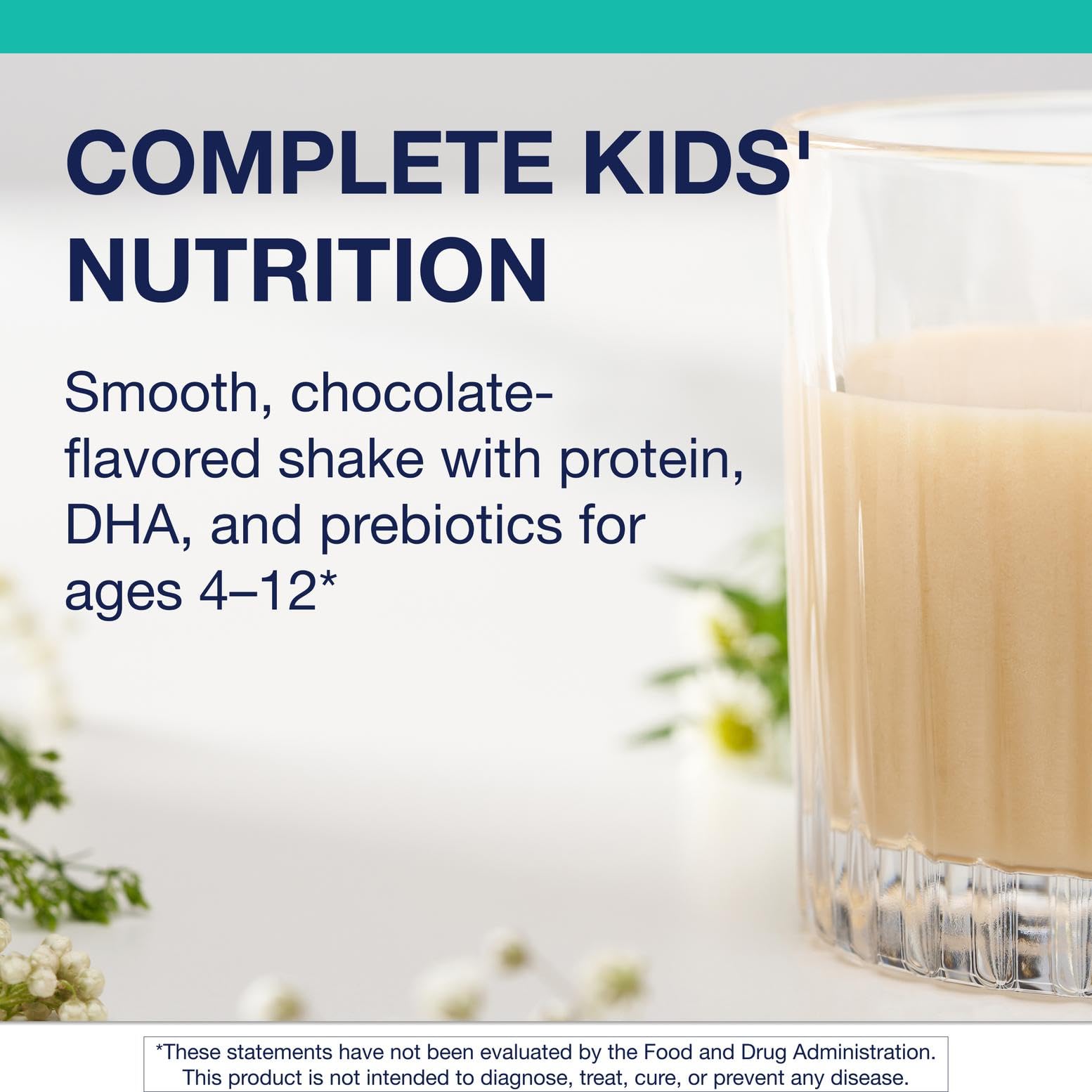 Metagenics MetaKids bottle label close-up highlights non-GMO and gluten-free features.