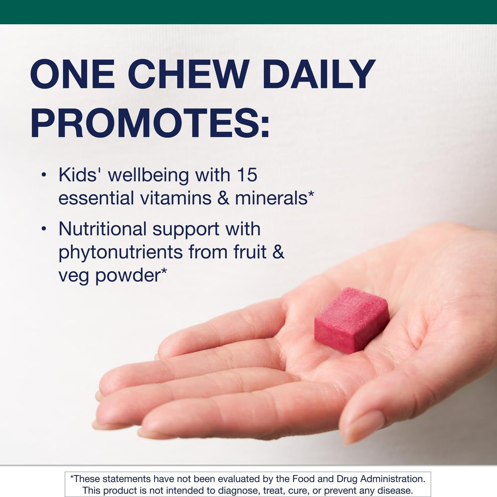 MetaKids vitamins 60 servings bottle illustrates long-term daily supplement routine for children.